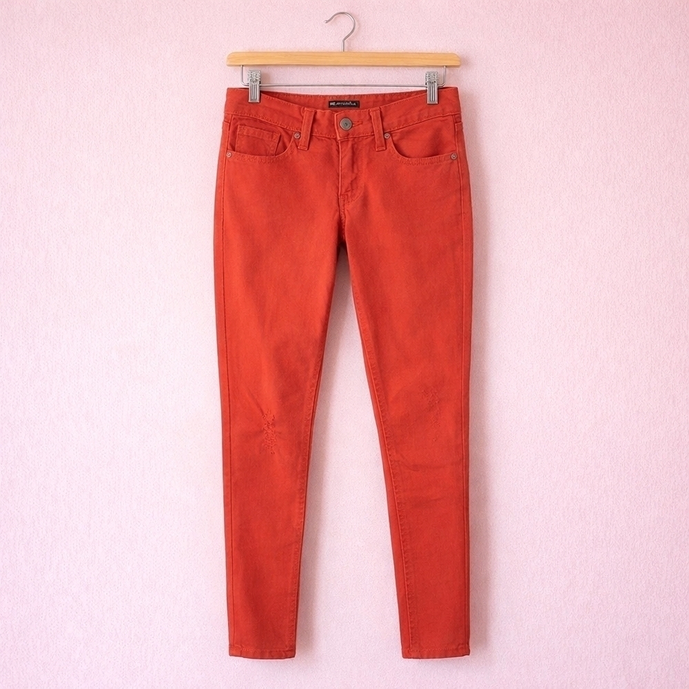 levi Skinny Orange Jeans Sz 25